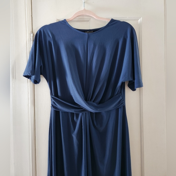 Topshop Twist Front Jersey MidiDress - Picture 1 of 6